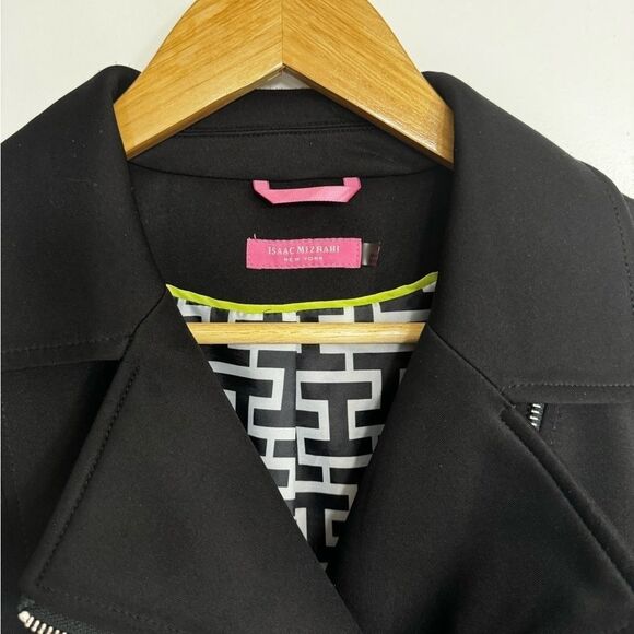 Isaac Mizrahi New York Black Blazer Jacket Size 8 - Picture 4 of 10